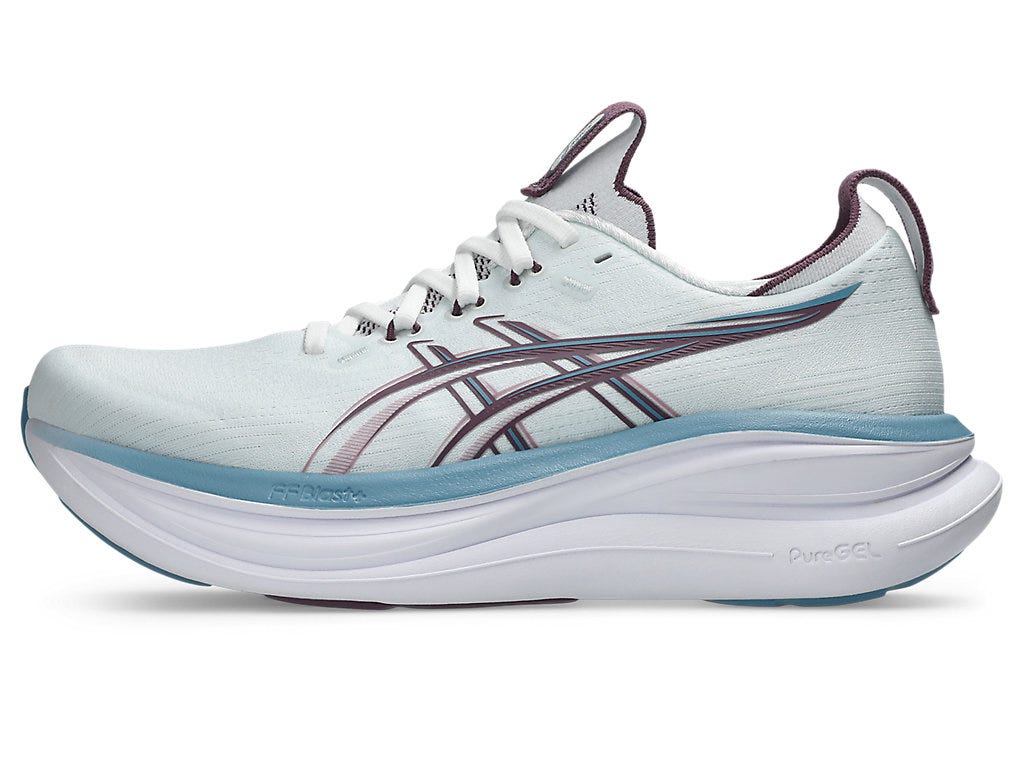 GEL-NIMBUS 28 (2A NARROW) - Arctic Blue/Velvet Purple